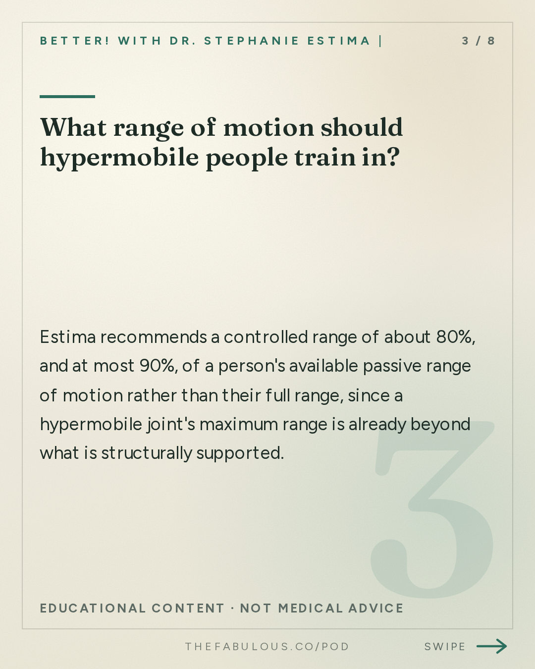 What range of motion should hypermobile people train in? — BETTER! with Dr. Stephanie Estima | Strength, Body Composition & Perimenopause: Hypermobile? Yes, You Can Strength Train (Here's How to Do It Safely)