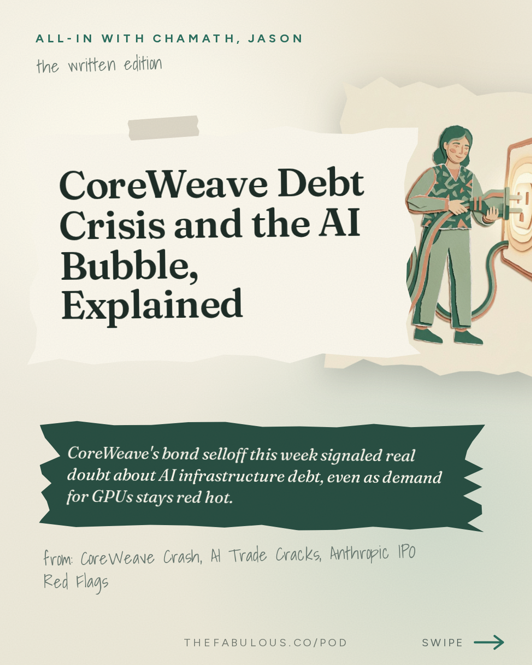 CoreWeave Debt Crisis and the AI Bubble, Explained — All-In with Chamath, Jason, Sacks & Friedberg: CoreWeave Crash, AI Trade Cracks, Anthropic IPO Red Flags, Bill Gates Doomer