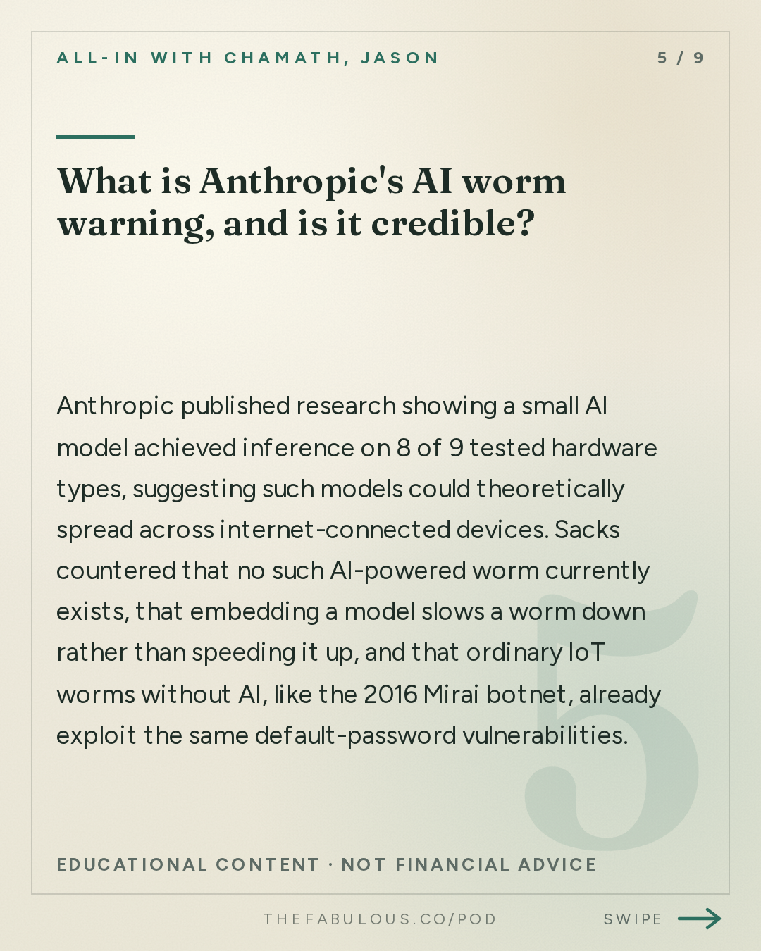 What is Anthropic's AI worm warning, and is it credible? — All-In with Chamath, Jason, Sacks & Friedberg: CoreWeave Crash, AI Trade Cracks, Anthropic IPO Red Flags, Bill Gates Doomer