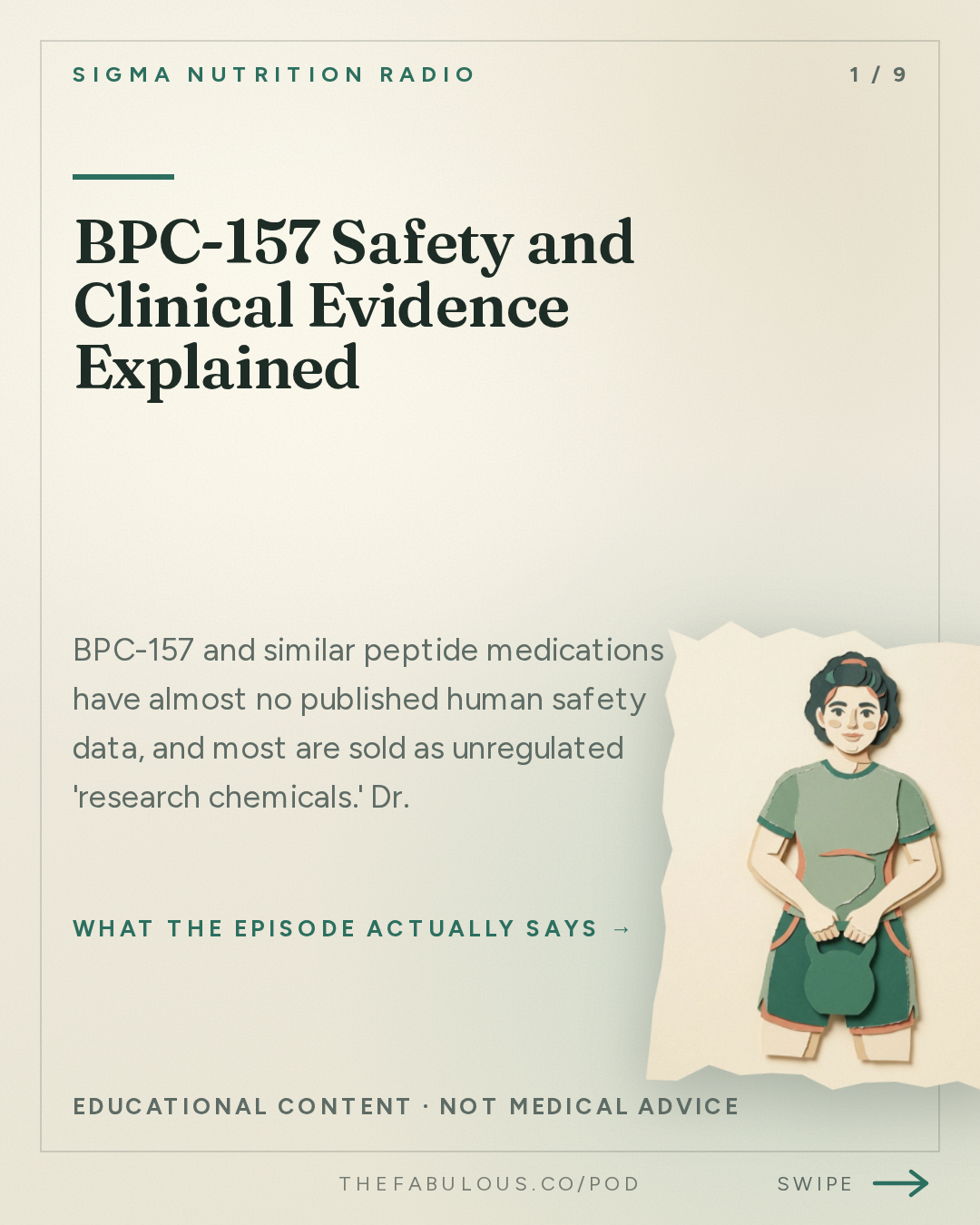 BPC-157 Safety and Clinical Evidence Explained — Sigma Nutrition Radio: #620: BPC-157 and Peptide Medications: What Do We Know? – Jordan Feigenbaum, MD