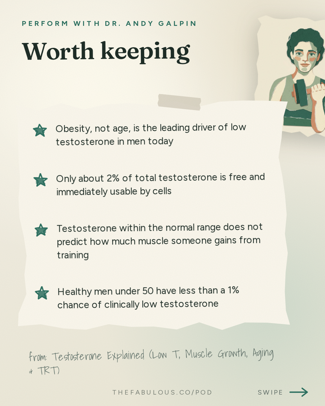 Worth keeping — Perform with Dr. Andy Galpin: Testosterone Explained (Low T, Muscle Growth, Aging & TRT) | Dr. Ben House