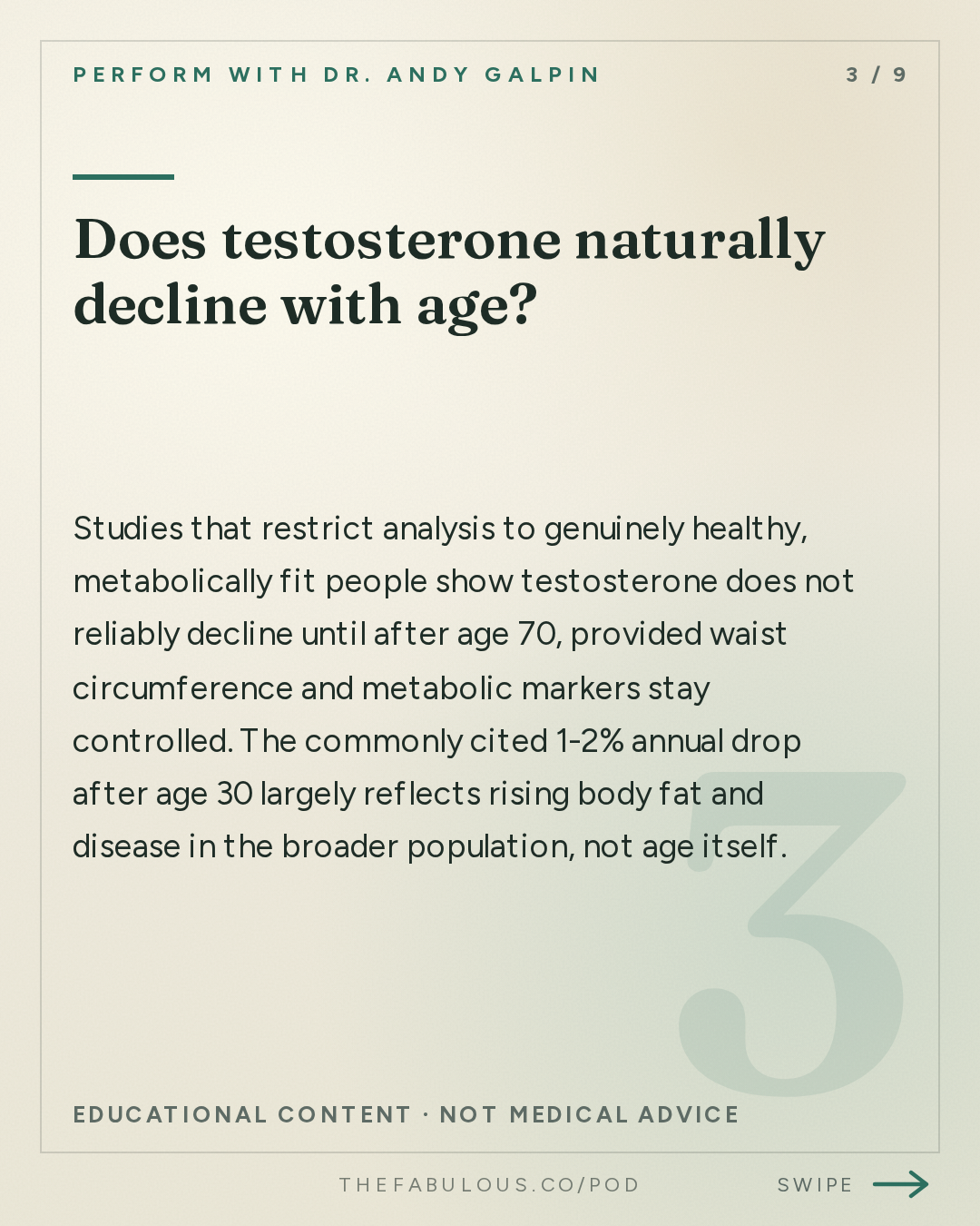 Does testosterone naturally decline with age? — Perform with Dr. Andy Galpin: Testosterone Explained (Low T, Muscle Growth, Aging & TRT) | Dr. Ben House