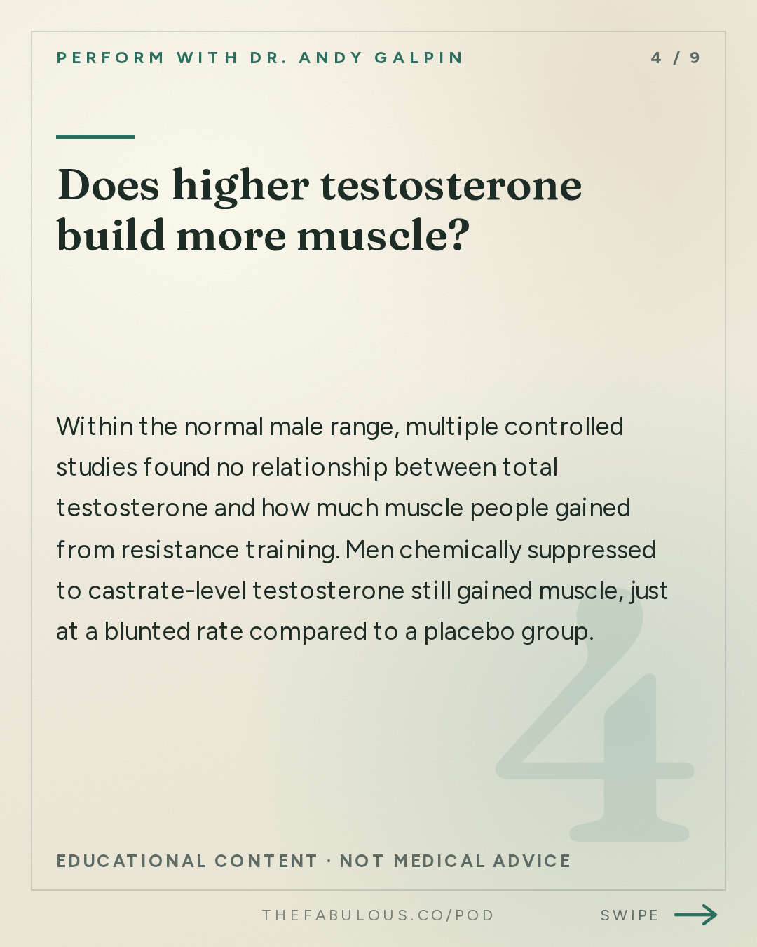 Does higher testosterone build more muscle? — Perform with Dr. Andy Galpin: Testosterone Explained (Low T, Muscle Growth, Aging & TRT) | Dr. Ben House