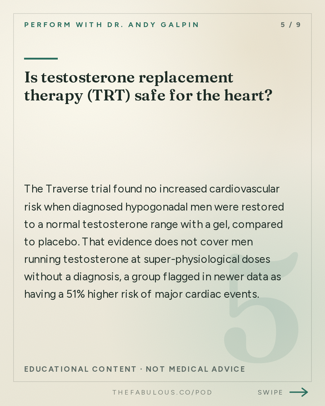 Is testosterone replacement therapy (TRT) safe for the heart? — Perform with Dr. Andy Galpin: Testosterone Explained (Low T, Muscle Growth, Aging & TRT) | Dr. Ben House