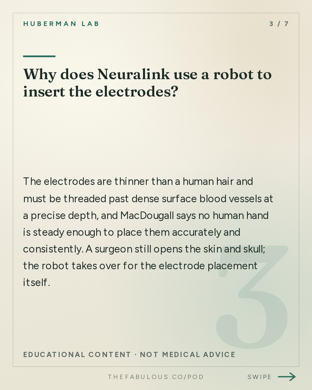 Why does Neuralink use a robot to insert the electrodes? — Huberman Lab: Essentials: Neuralink & Technologies to Enhance Human Brains | Dr. Matt MacDougall
