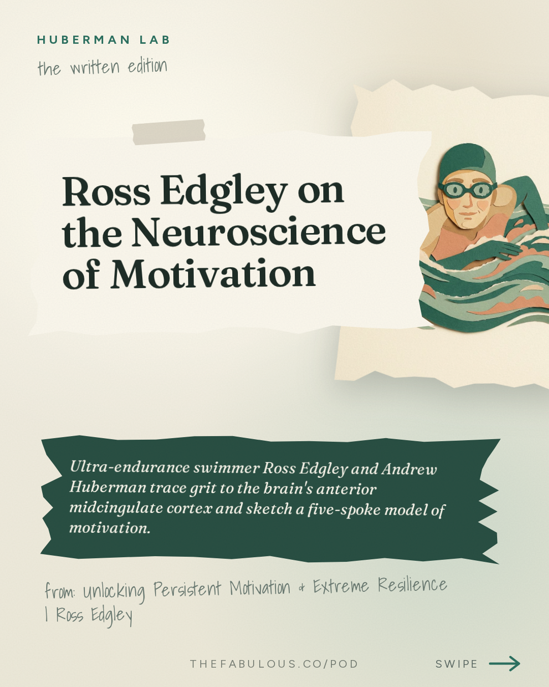 Ross Edgley on the Neuroscience of Motivation — Huberman Lab: Unlocking Persistent Motivation & Extreme Resilience | Ross Edgley