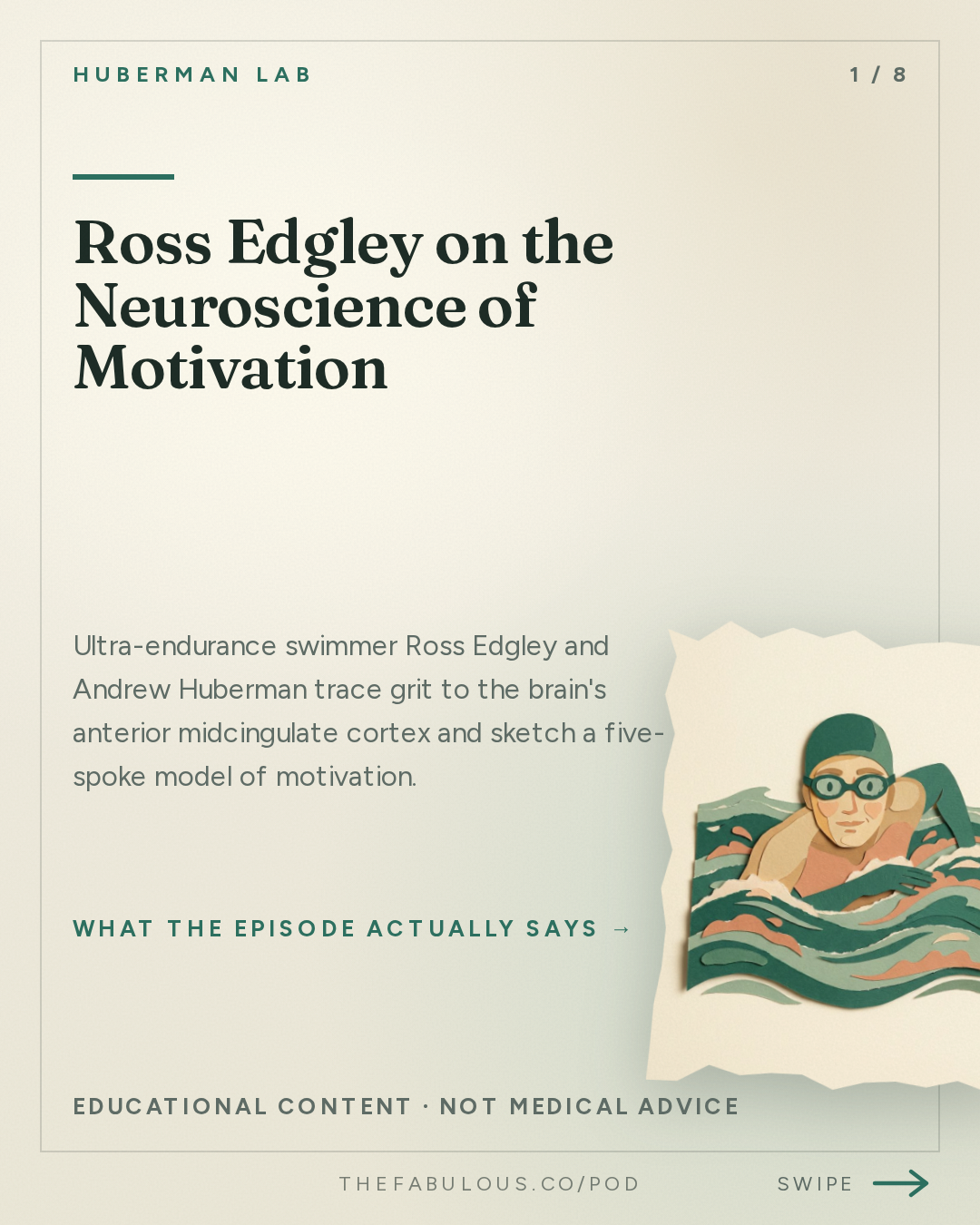 Ross Edgley on the Neuroscience of Motivation — Huberman Lab: Unlocking Persistent Motivation & Extreme Resilience | Ross Edgley