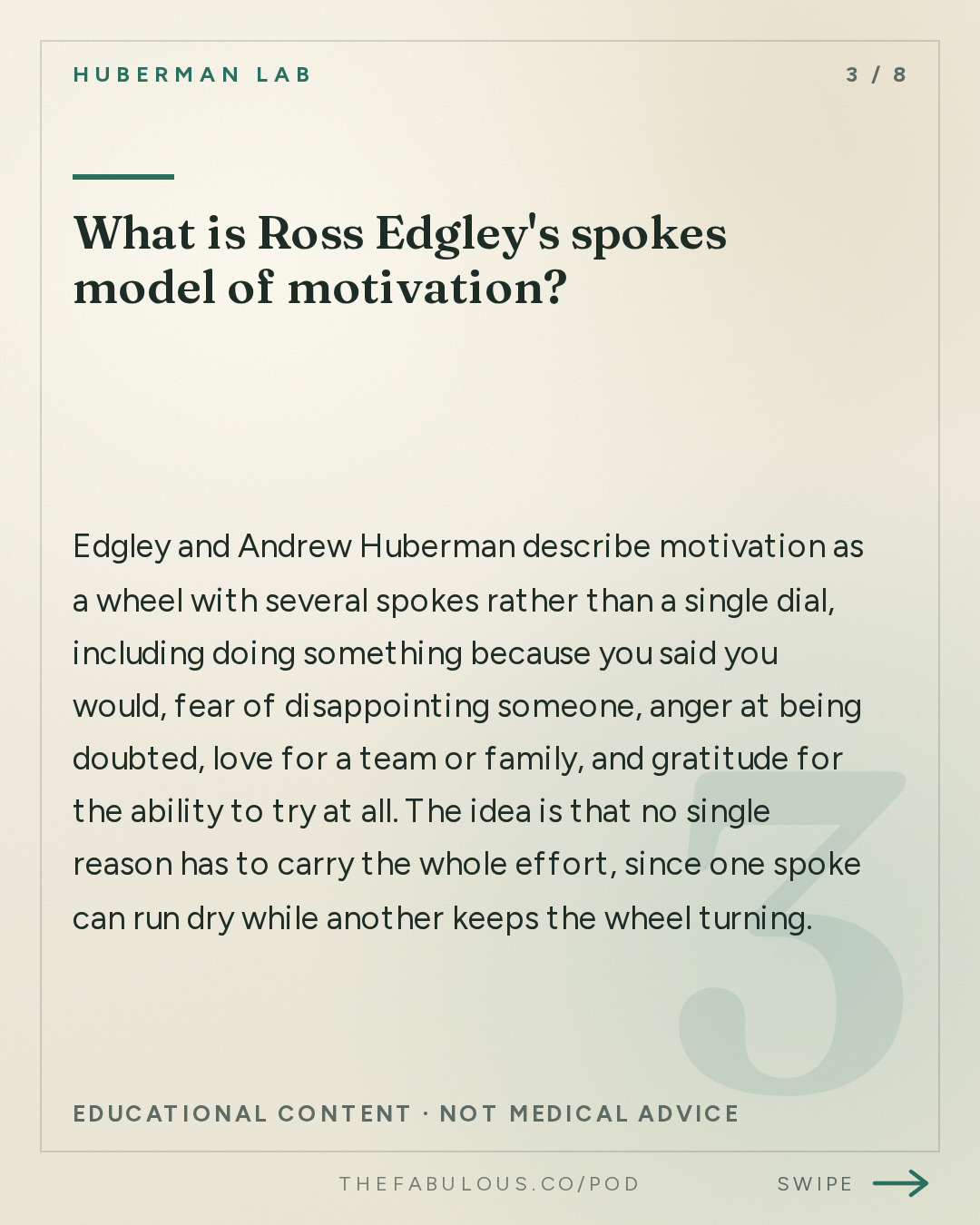 What is Ross Edgley's spokes model of motivation? — Huberman Lab: Unlocking Persistent Motivation & Extreme Resilience | Ross Edgley