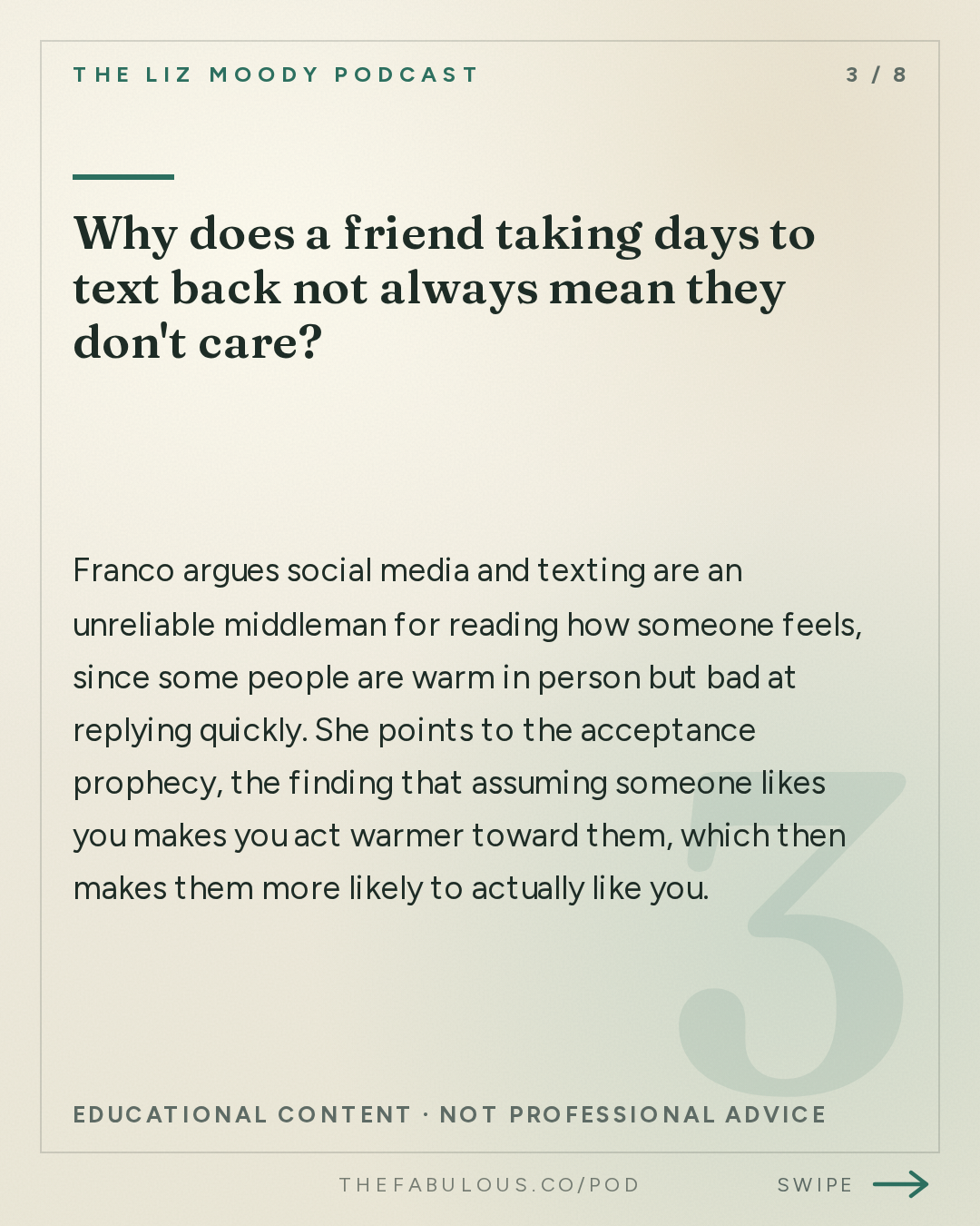 Why does a friend taking days to text back not always mean they don't care? — The Liz Moody Podcast: The New Rules of Friendship: Fake Friends, Annoying Boundaries, & Bad Texters
