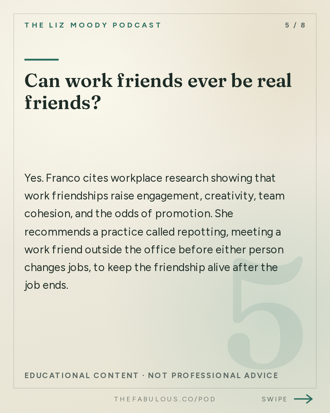 Can work friends ever be real friends? — The Liz Moody Podcast: The New Rules of Friendship: Fake Friends, Annoying Boundaries, & Bad Texters