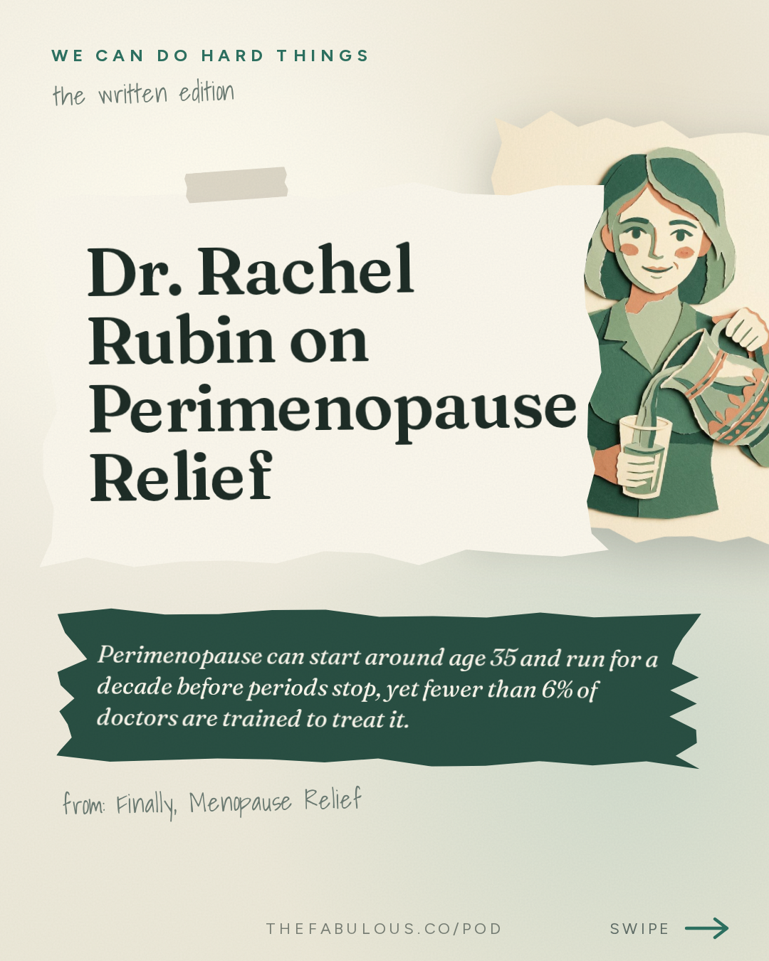 Dr. Rachel Rubin on Perimenopause Relief — We Can Do Hard Things: Finally, Menopause Relief: How Did We Not Know This? with Dr. Rachel Rubin