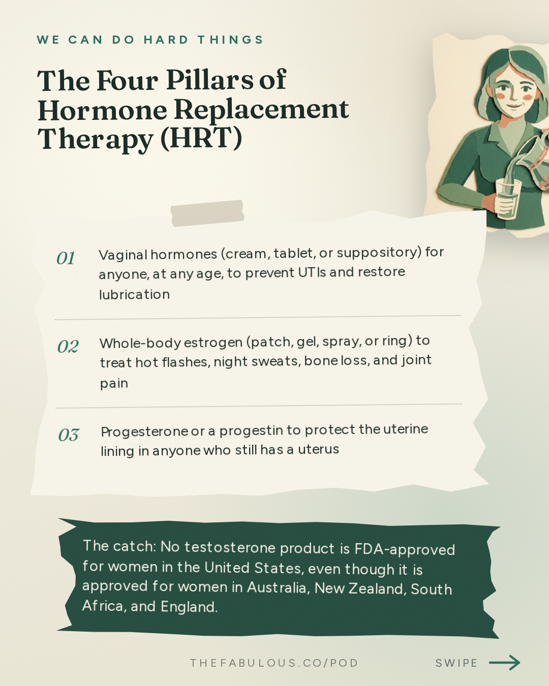 The Four Pillars of Hormone Replacement Therapy (HRT) — We Can Do Hard Things: Finally, Menopause Relief: How Did We Not Know This? with Dr. Rachel Rubin
