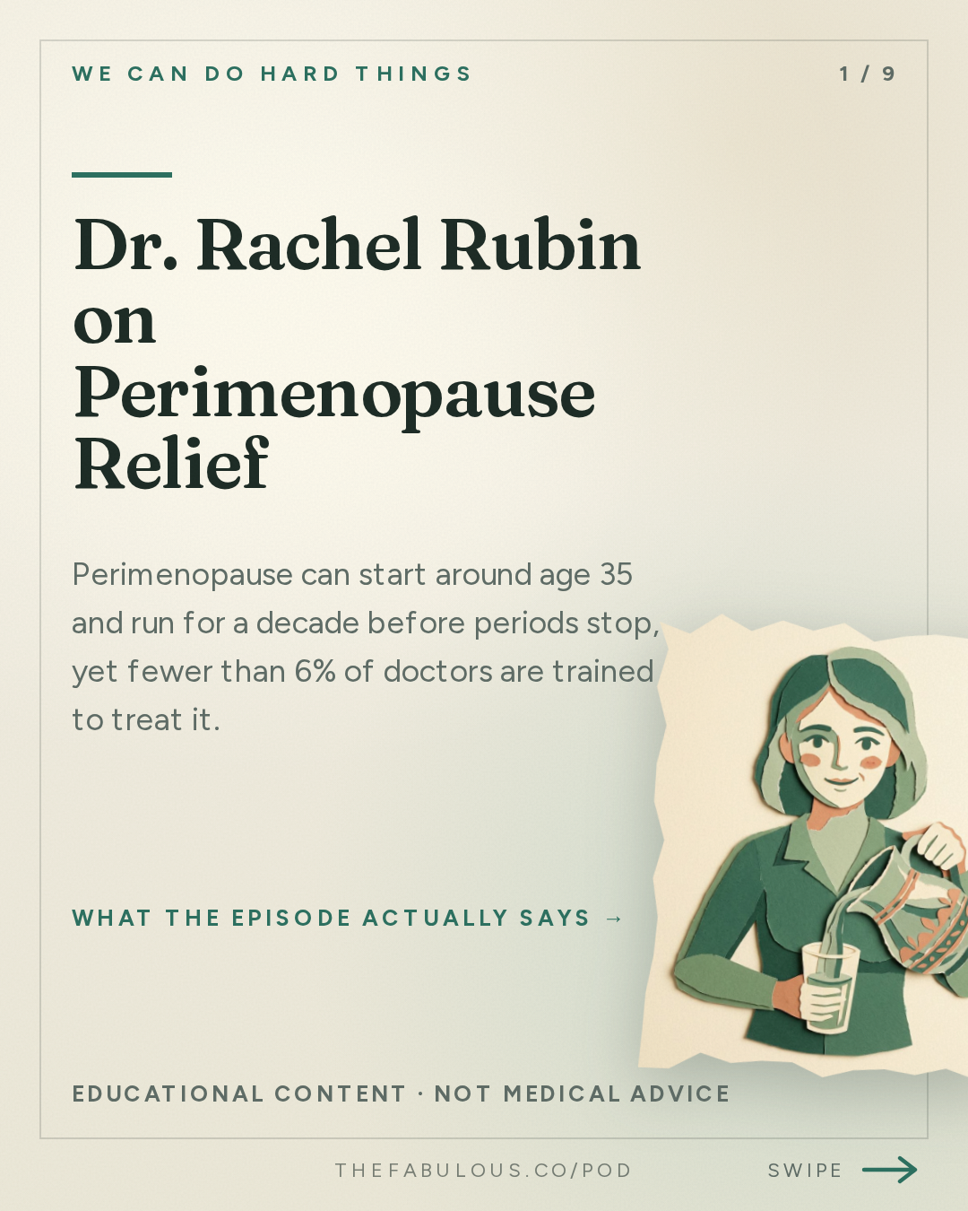 Dr. Rachel Rubin on Perimenopause Relief — We Can Do Hard Things: Finally, Menopause Relief: How Did We Not Know This? with Dr. Rachel Rubin