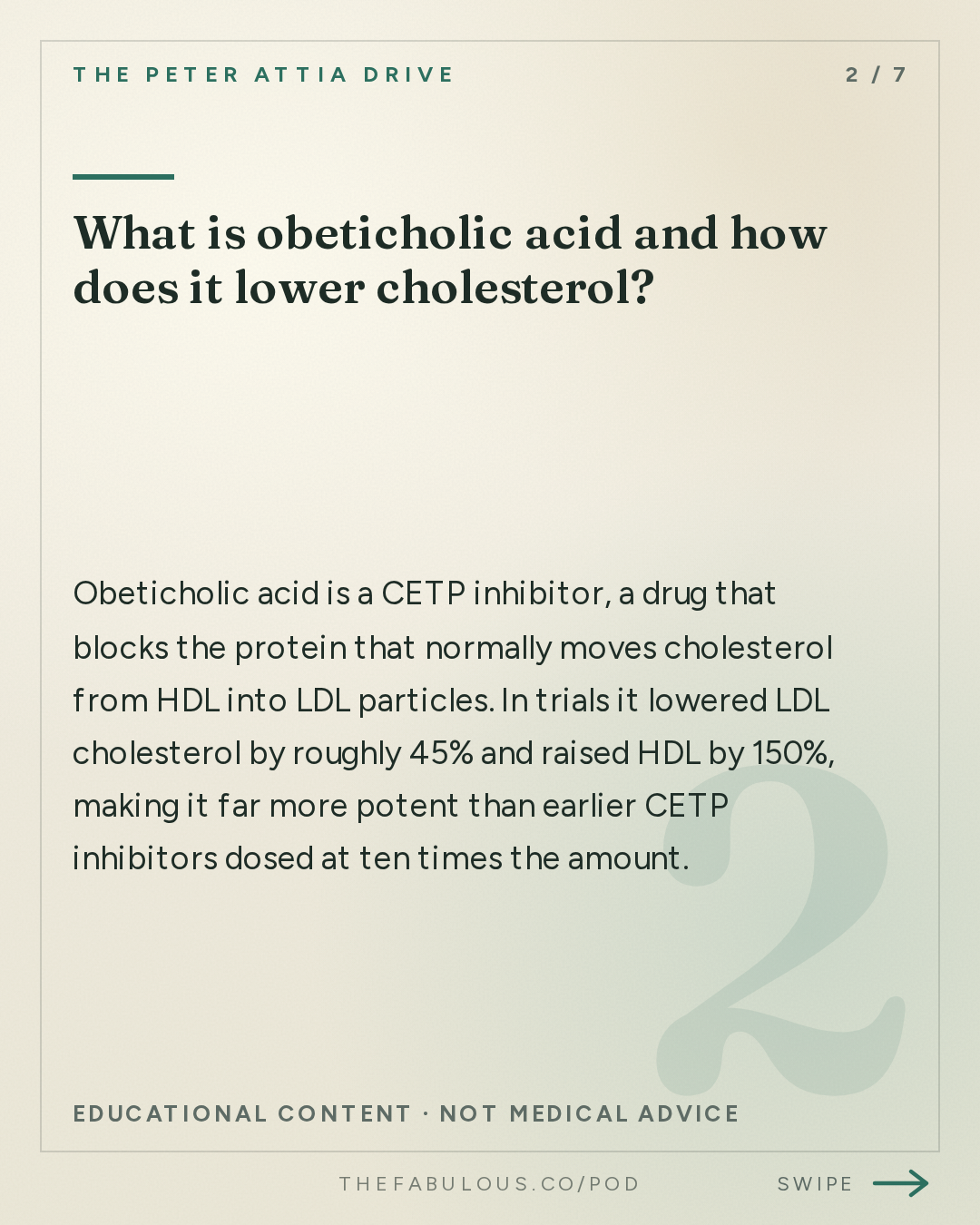 What is obeticholic acid and how does it lower cholesterol? — The Peter Attia Drive: #407 ‒ Preventing cardiovascular and Alzheimer's disease: lowering LDL early, APOE4, and promising new therapies | Michael Davidson, M.D.