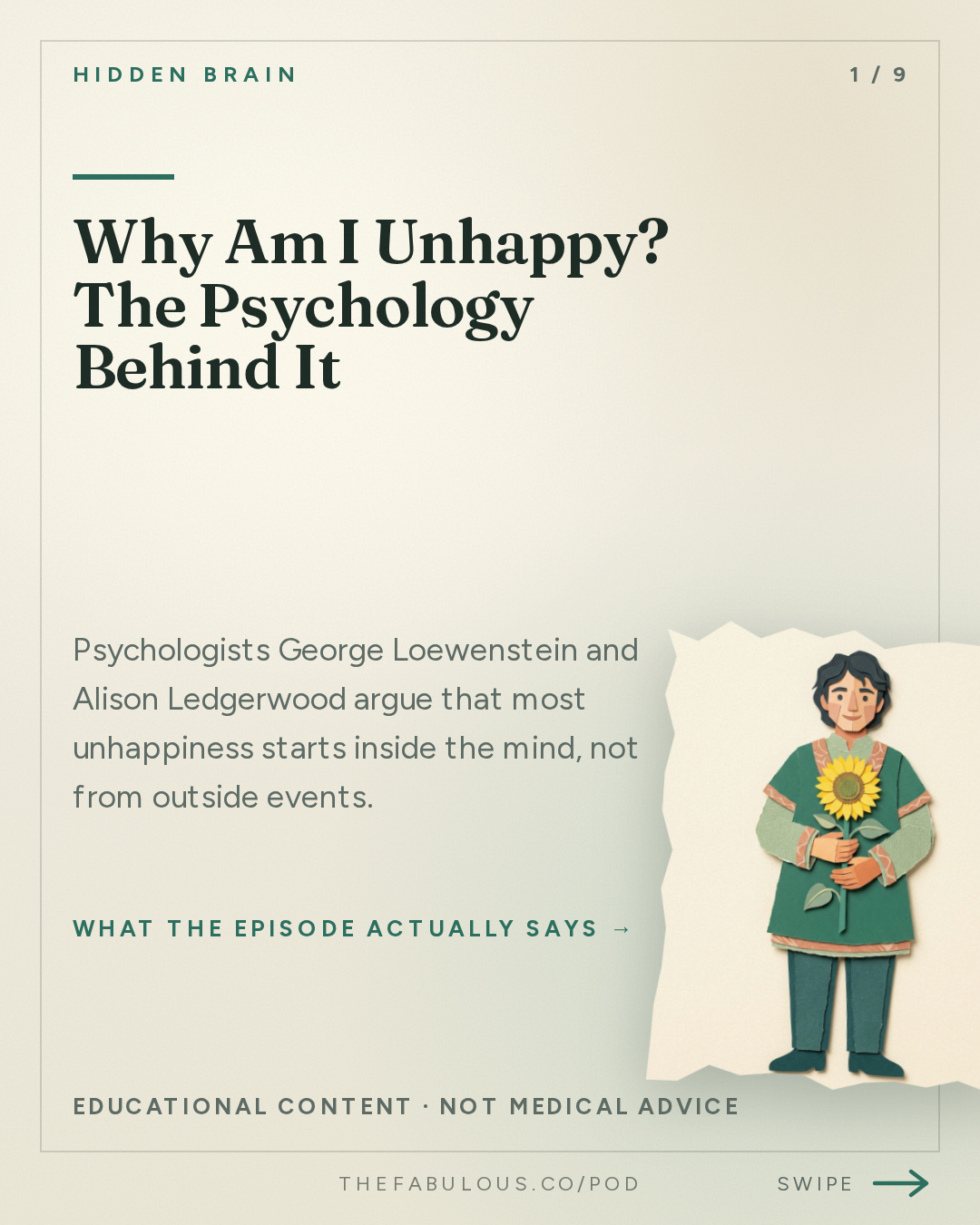 Why Am I Unhappy? The Psychology Behind It — Hidden Brain: Why Am I Unhappy?