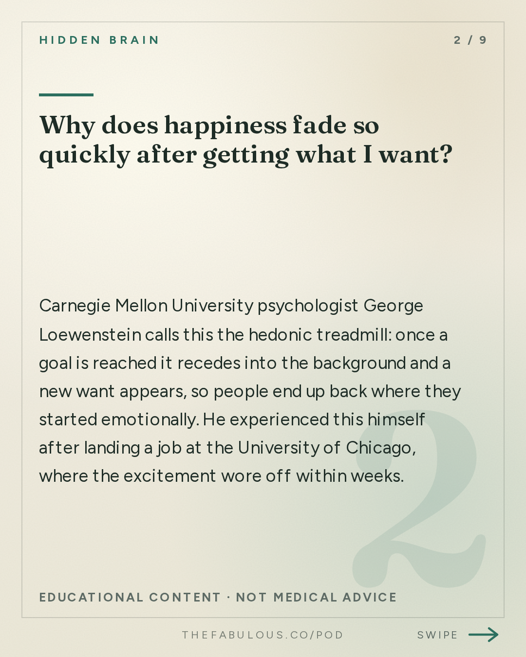 Why does happiness fade so quickly after getting what I want? — Hidden Brain: Why Am I Unhappy?