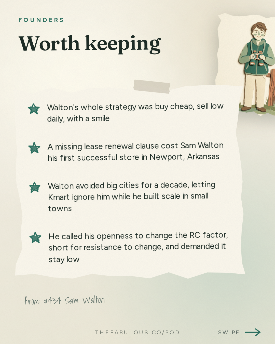 Worth keeping — Founders: #434 Sam Walton