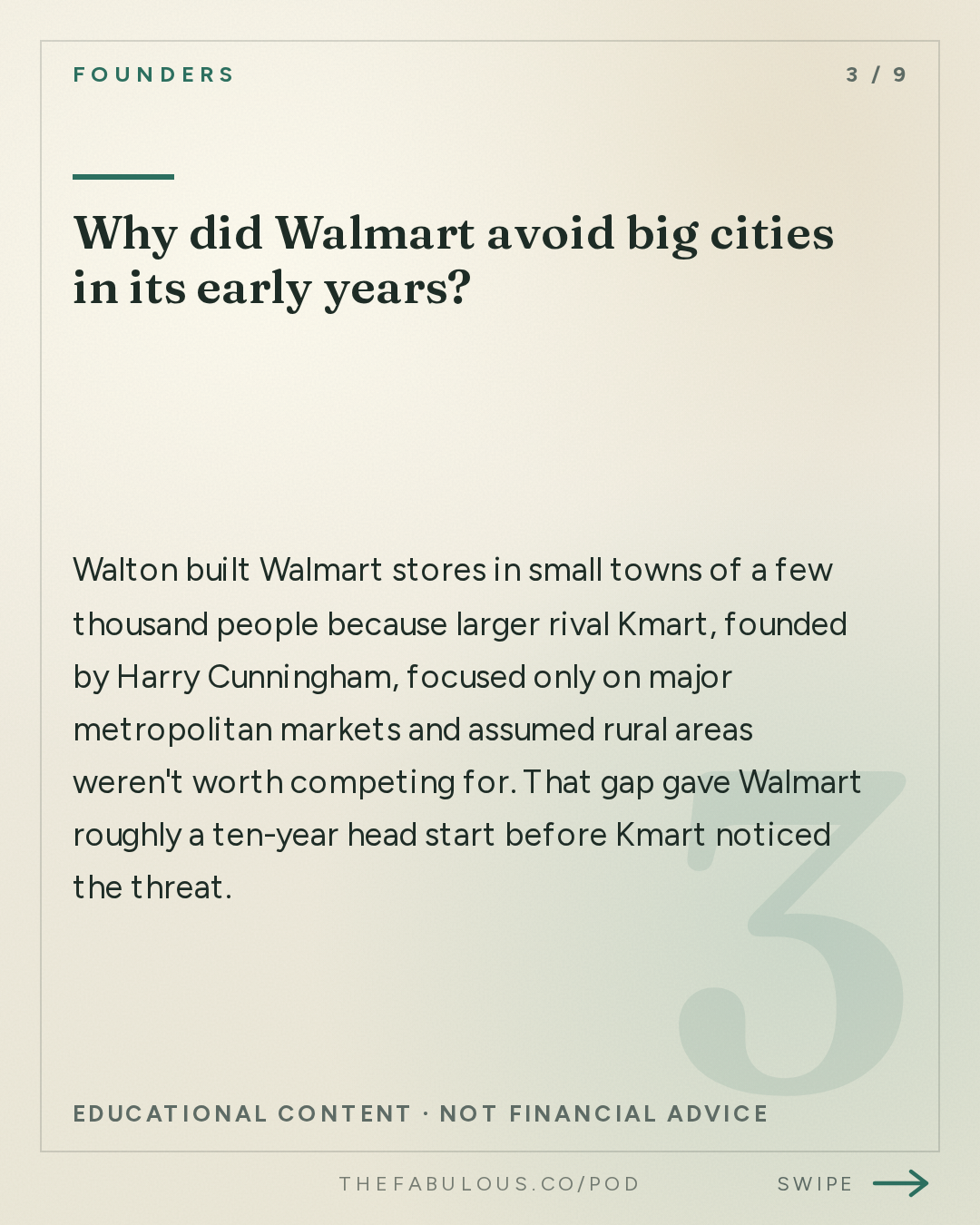 Why did Walmart avoid big cities in its early years? — Founders: #434 Sam Walton