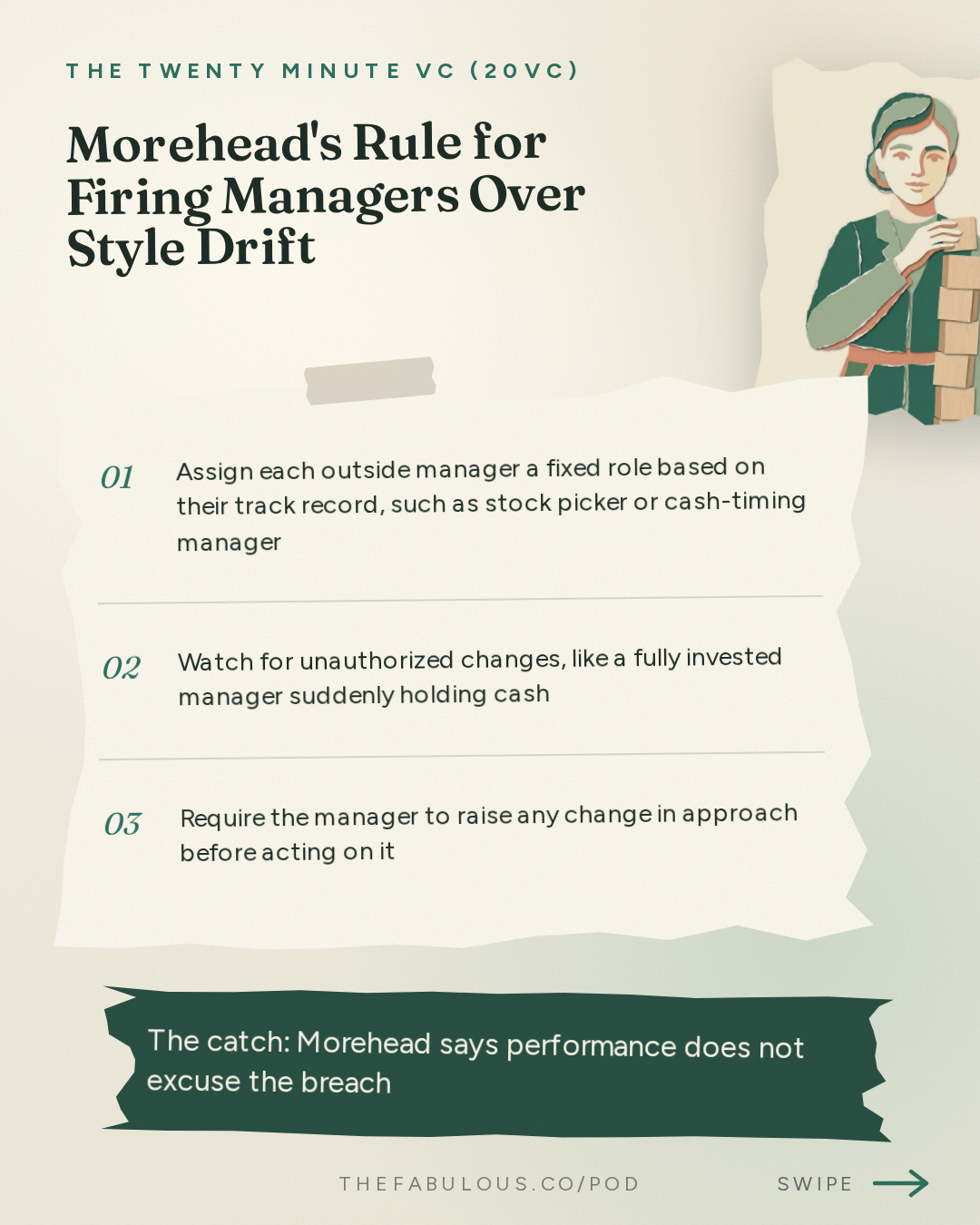Morehead's Rule for Firing Managers Over Style Drift — The Twenty Minute VC (20VC): Venture Capital | Startup Funding | The Pitch: 20VC: How LPs Allocate to Venture in 2026: What They Want, What They Do Not Want | Why Fund Multiple Does Not Matter Without a Timeline | Why Velocity of Cashback is the Most Important Thing with David Morehead, CIO @ Baylor