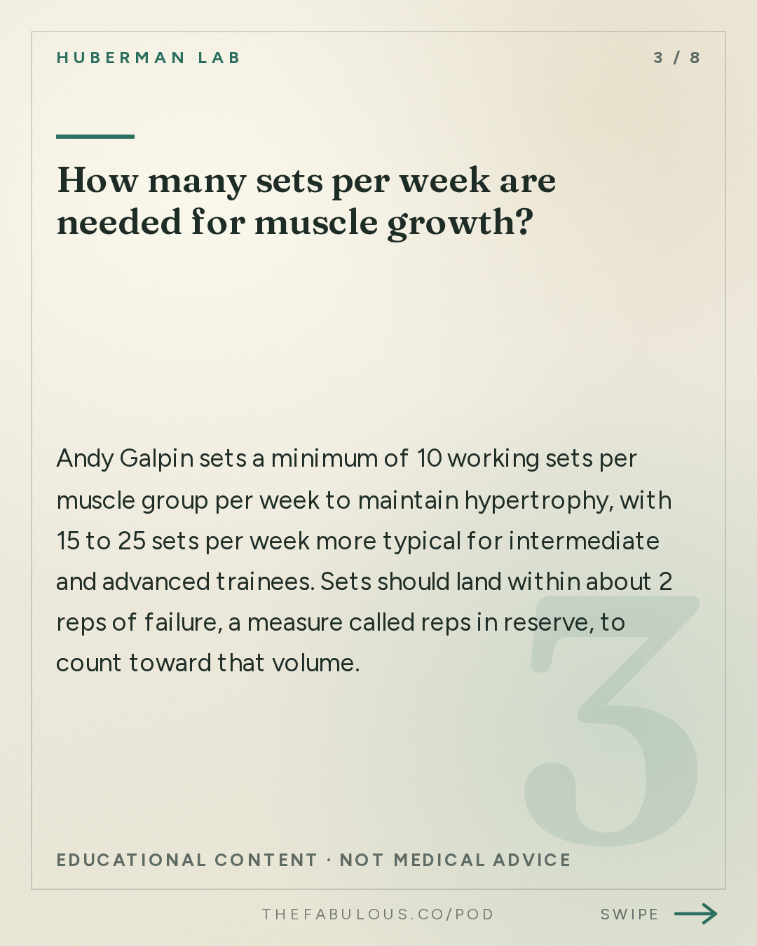 How many sets per week are needed for muscle growth? — Huberman Lab: Essentials: Optimal Protocols to Build Strength & Grow Muscles | Dr. Andy Galpin