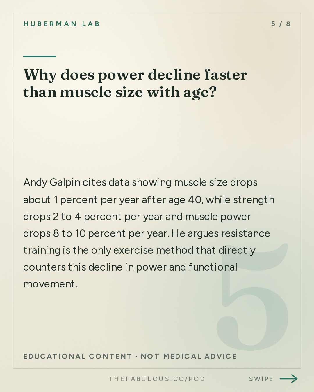 Why does power decline faster than muscle size with age? — Huberman Lab: Essentials: Optimal Protocols to Build Strength & Grow Muscles | Dr. Andy Galpin