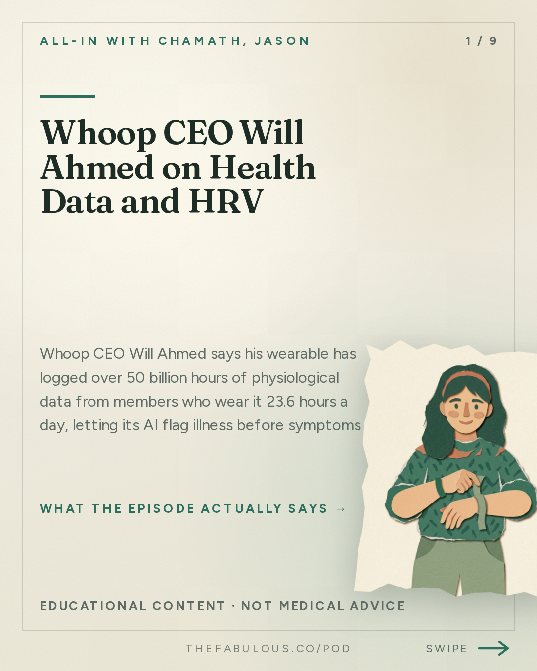 Whoop CEO Will Ahmed on Health Data and HRV — All-In with Chamath, Jason, Sacks & Friedberg: WHOOP CEO, Will Ahmed: 50B Hours of Health Data, a 4 Million Member Data Moat, & the FDA Fight