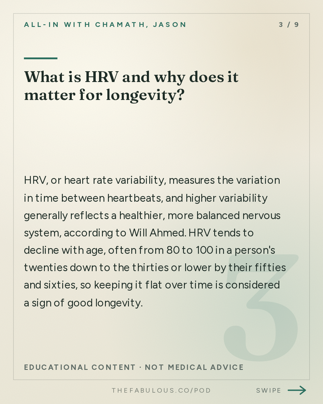 What is HRV and why does it matter for longevity? — All-In with Chamath, Jason, Sacks & Friedberg: WHOOP CEO, Will Ahmed: 50B Hours of Health Data, a 4 Million Member Data Moat, & the FDA Fight