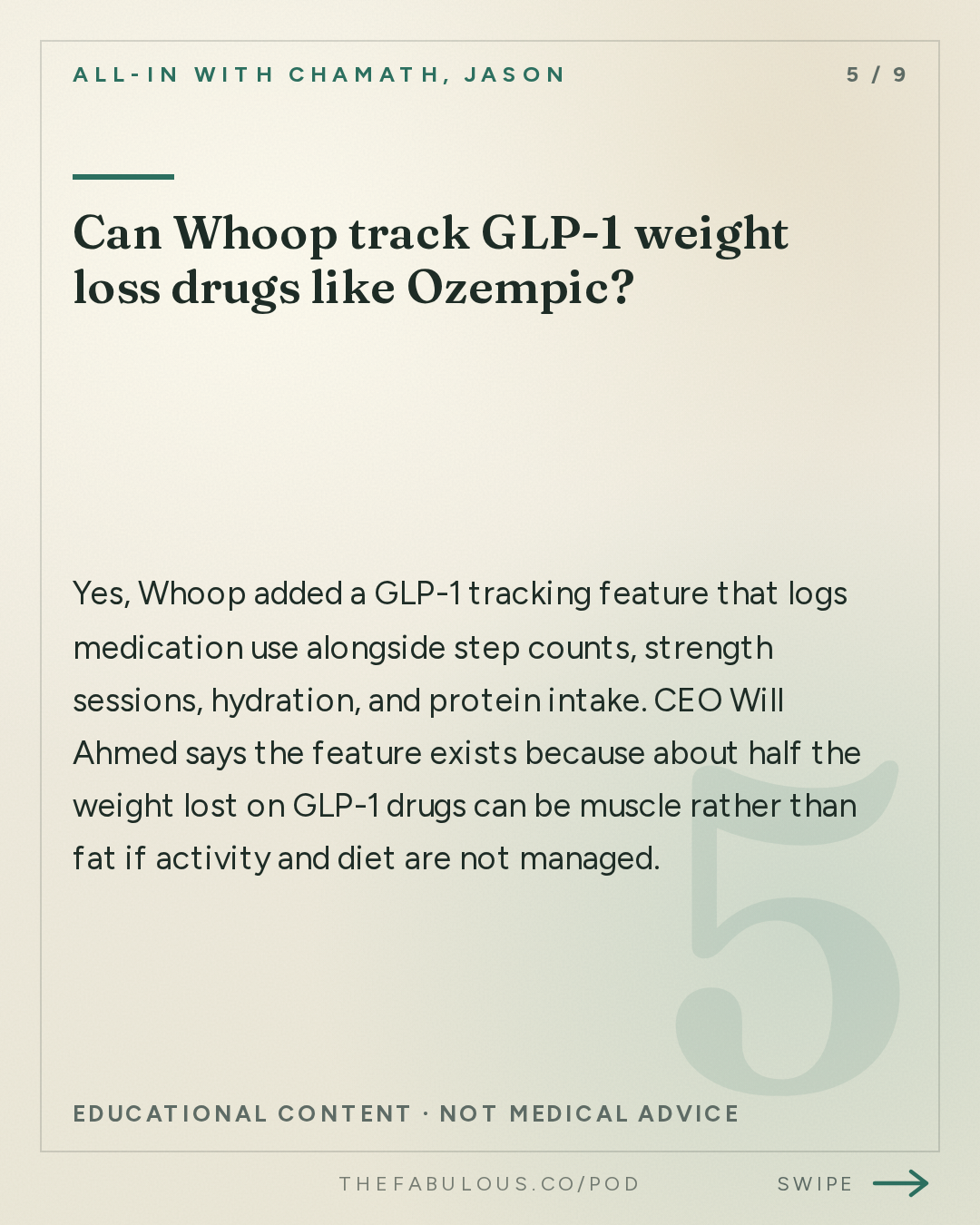 Can Whoop track GLP-1 weight loss drugs like Ozempic? — All-In with Chamath, Jason, Sacks & Friedberg: WHOOP CEO, Will Ahmed: 50B Hours of Health Data, a 4 Million Member Data Moat, & the FDA Fight