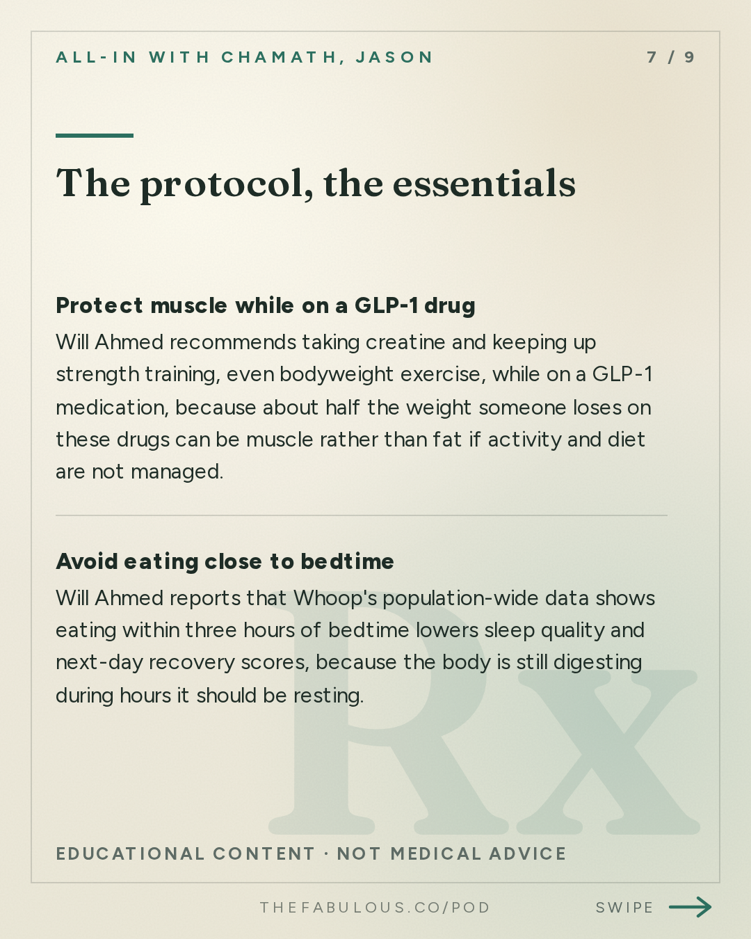 The protocol, the essentials — All-In with Chamath, Jason, Sacks & Friedberg: WHOOP CEO, Will Ahmed: 50B Hours of Health Data, a 4 Million Member Data Moat, & the FDA Fight