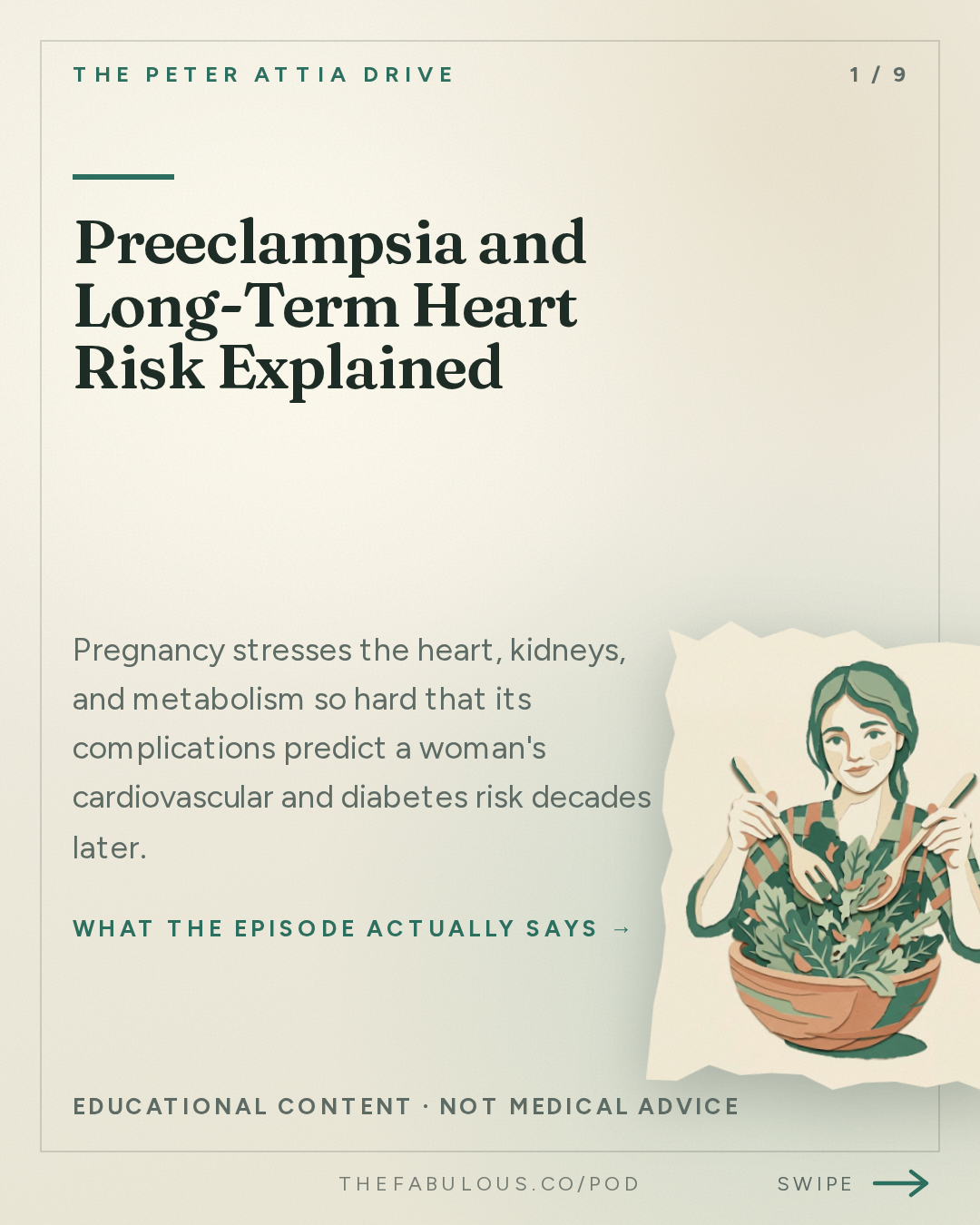 Preeclampsia and Long-Term Heart Risk Explained — The Peter Attia Drive: #410 ‒ The biology of pregnancy: physiologic adaptation, gestational diabetes, preeclampsia, childbirth, and long-term maternal health | Kathryn Gray, M.D., Ph.D.