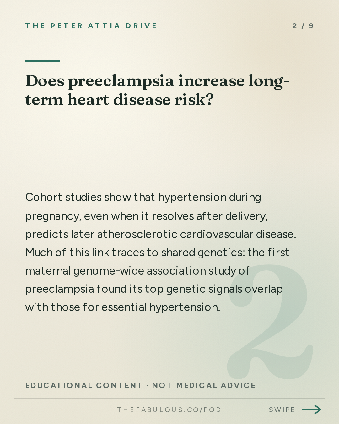 Does preeclampsia increase long-term heart disease risk? — The Peter Attia Drive: #410 ‒ The biology of pregnancy: physiologic adaptation, gestational diabetes, preeclampsia, childbirth, and long-term maternal health | Kathryn Gray, M.D., Ph.D.