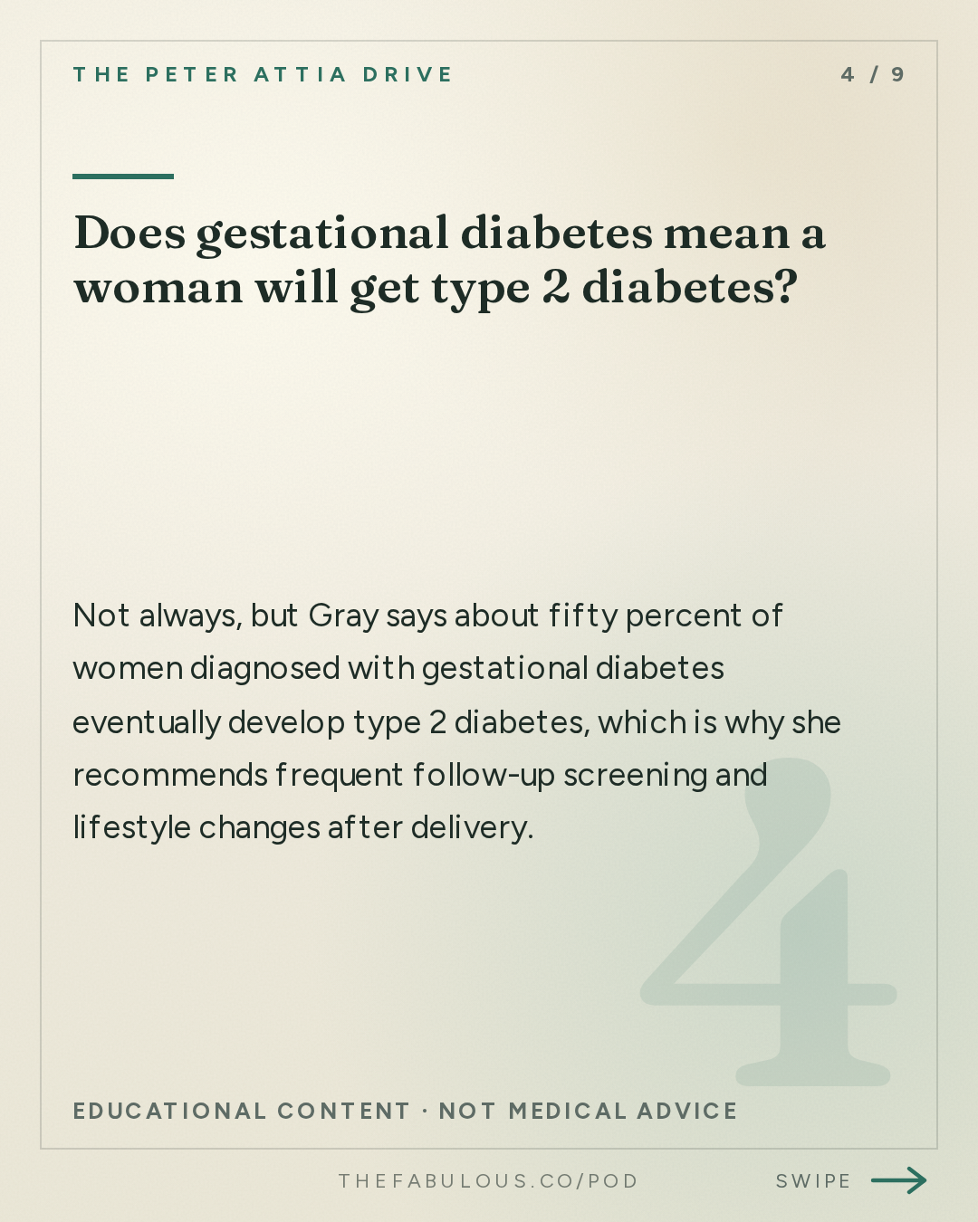 Does gestational diabetes mean a woman will get type 2 diabetes? — The Peter Attia Drive: #410 ‒ The biology of pregnancy: physiologic adaptation, gestational diabetes, preeclampsia, childbirth, and long-term maternal health | Kathryn Gray, M.D., Ph.D.