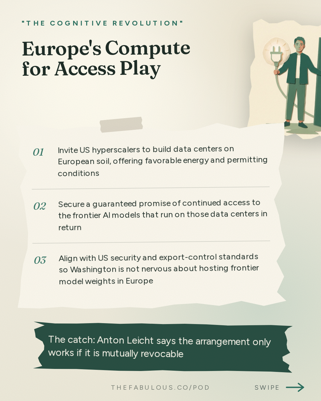 Europe's Compute for Access Play — "The Cognitive Revolution" : The Balance of AI Power: Anton Leicht on Politics, Pacing Deals, and Muddling Through Well