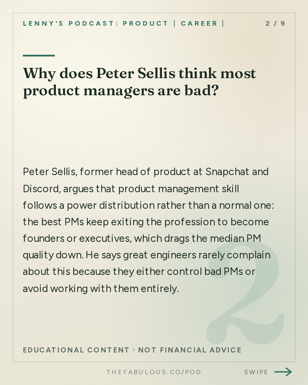 Why does Peter Sellis think most product managers are bad? — Lenny's Podcast: Product | Career | Growth: 90 minutes of unfiltered product advice from Snap and Discord’s product chief | Peter Sellis