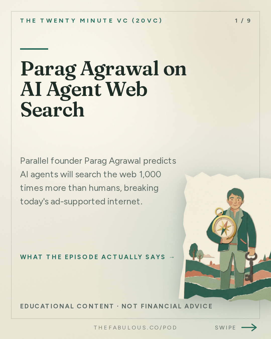 Parag Agrawal on AI Agent Web Search — The Twenty Minute VC (20VC): Venture Capital | Startup Funding | The Pitch: 20VC: Five Predictions for a World of Agents | The Ads Business Model Will Die | Biggest Lessons from Working with Elon Musk at Twitter with Parag Agrawal, Parallel
