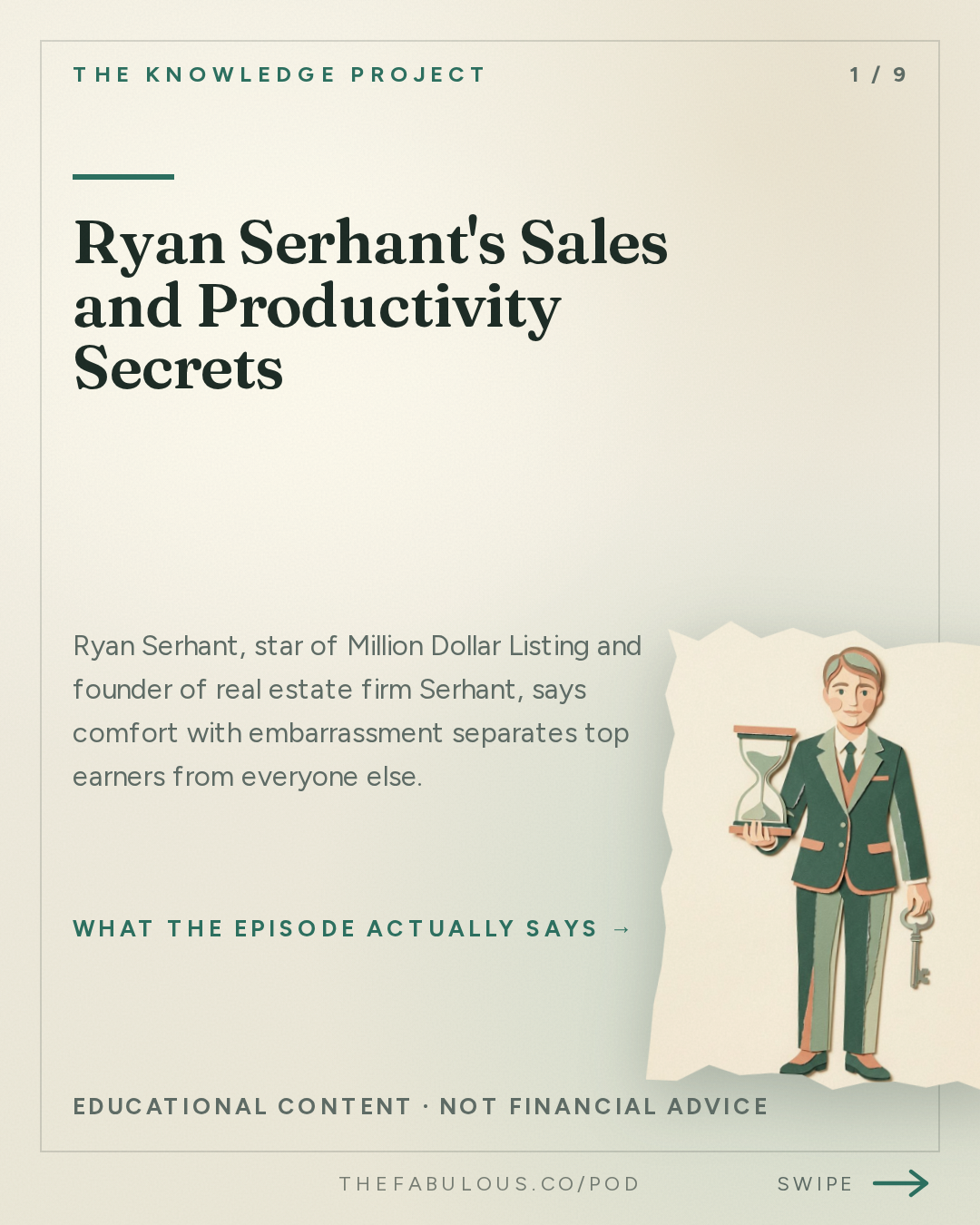 Ryan Serhant's Sales and Productivity Secrets — The Knowledge Project: How to Get People to Say Yes | Ryan Serhant