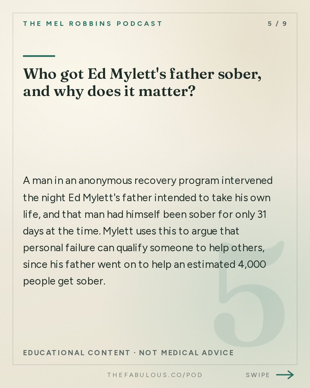 Who got Ed Mylett's father sober, and why does it matter? — The Mel Robbins Podcast: It’s Not Too Late: The 5 Shifts That Will Change the Rest of Your Year with Ed Mylett