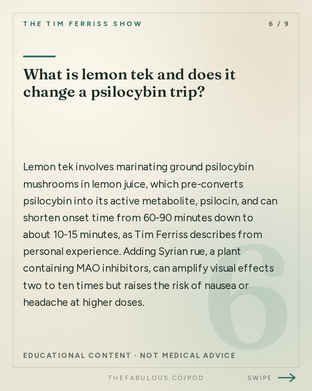 What is lemon tek and does it change a psilocybin trip? — The Tim Ferriss Show: #883: How to Legalize Medical Psychedelics in Your Country — Tania de Jong on The Playbook Behind Australia's World-First Breakthrough