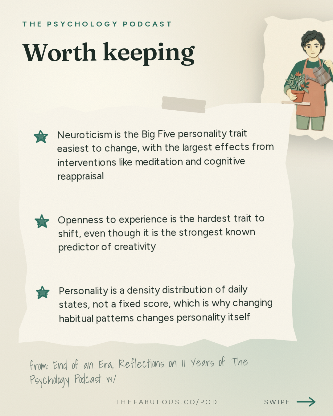 Worth keeping — The Psychology Podcast: End of an Era — Reflections on 11 Years of The Psychology Podcast w/ Annie Murphy Paul