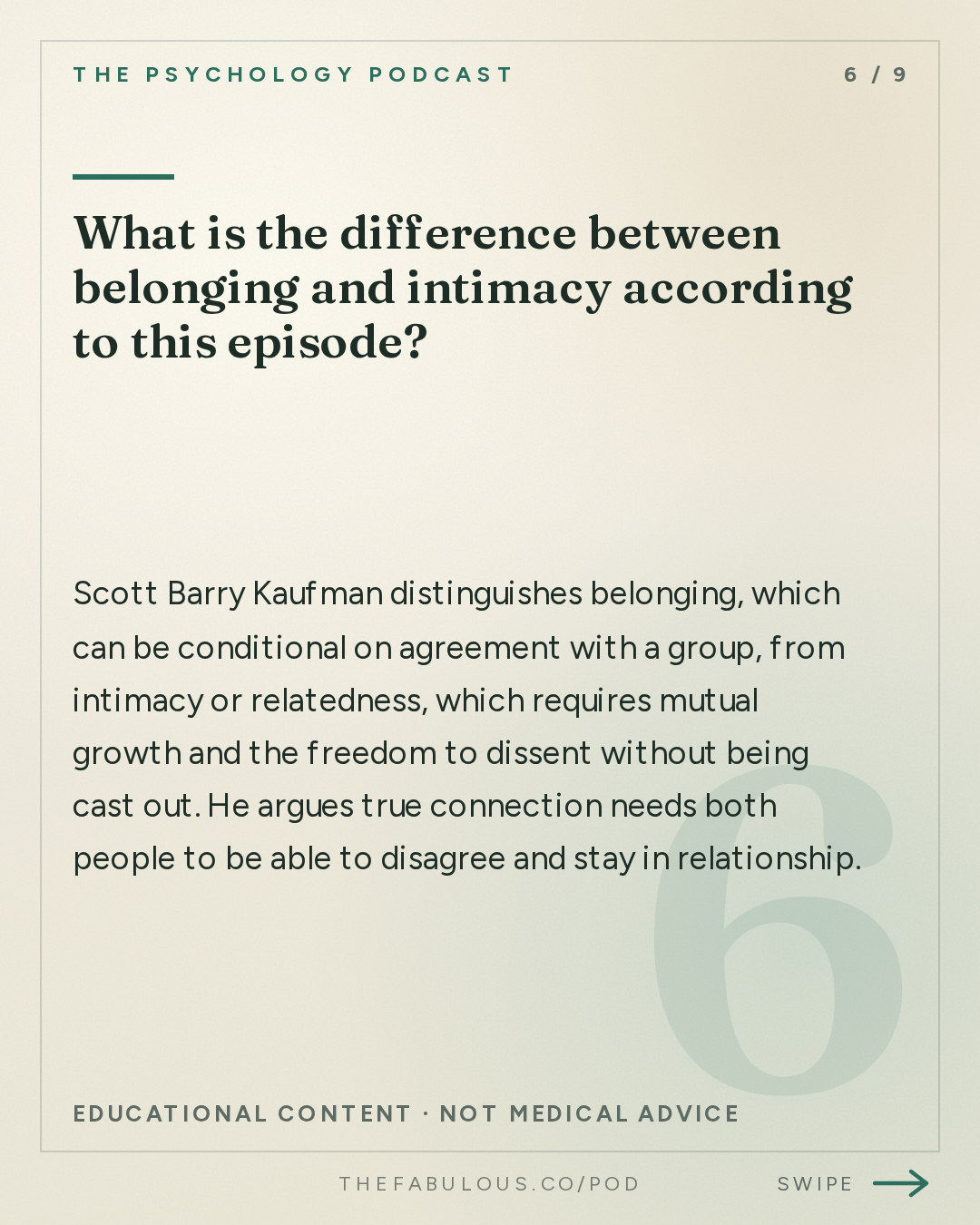What is the difference between belonging and intimacy according to this episode? — The Psychology Podcast: End of an Era — Reflections on 11 Years of The Psychology Podcast w/ Annie Murphy Paul