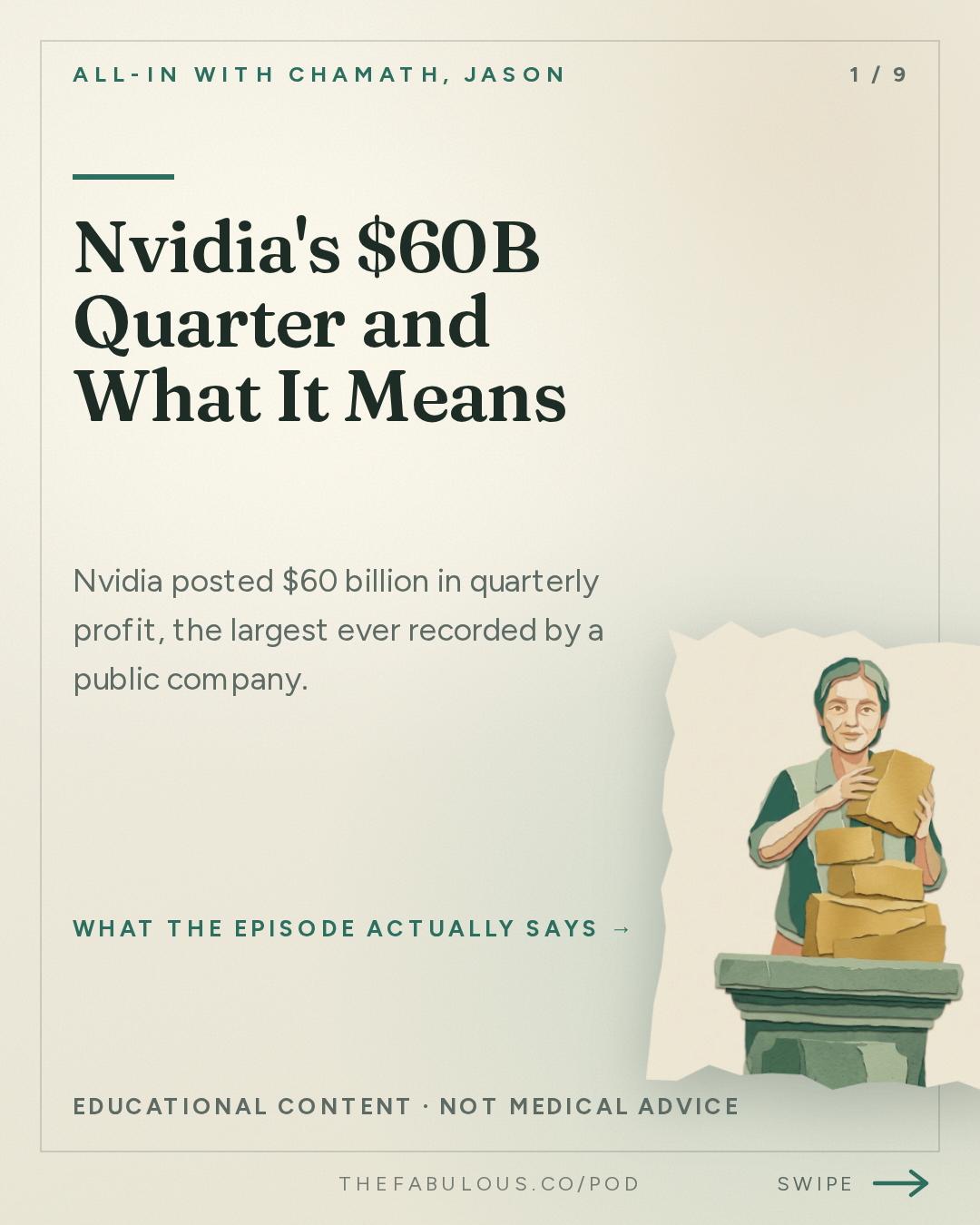 Nvidia's $60B Quarter and What It Means — All-In with Chamath, Jason, Sacks & Friedberg: Nvidia's Historic Quarter, SaaS Comeback, Bessent vs Druck, America's Debt Crisis, Cancer Vaccine