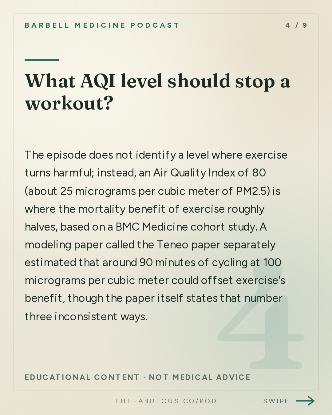 What AQI level should stop a workout? — Barbell Medicine Podcast: Is It Safe to Train When the Air Is Full of Wildfire Smoke?