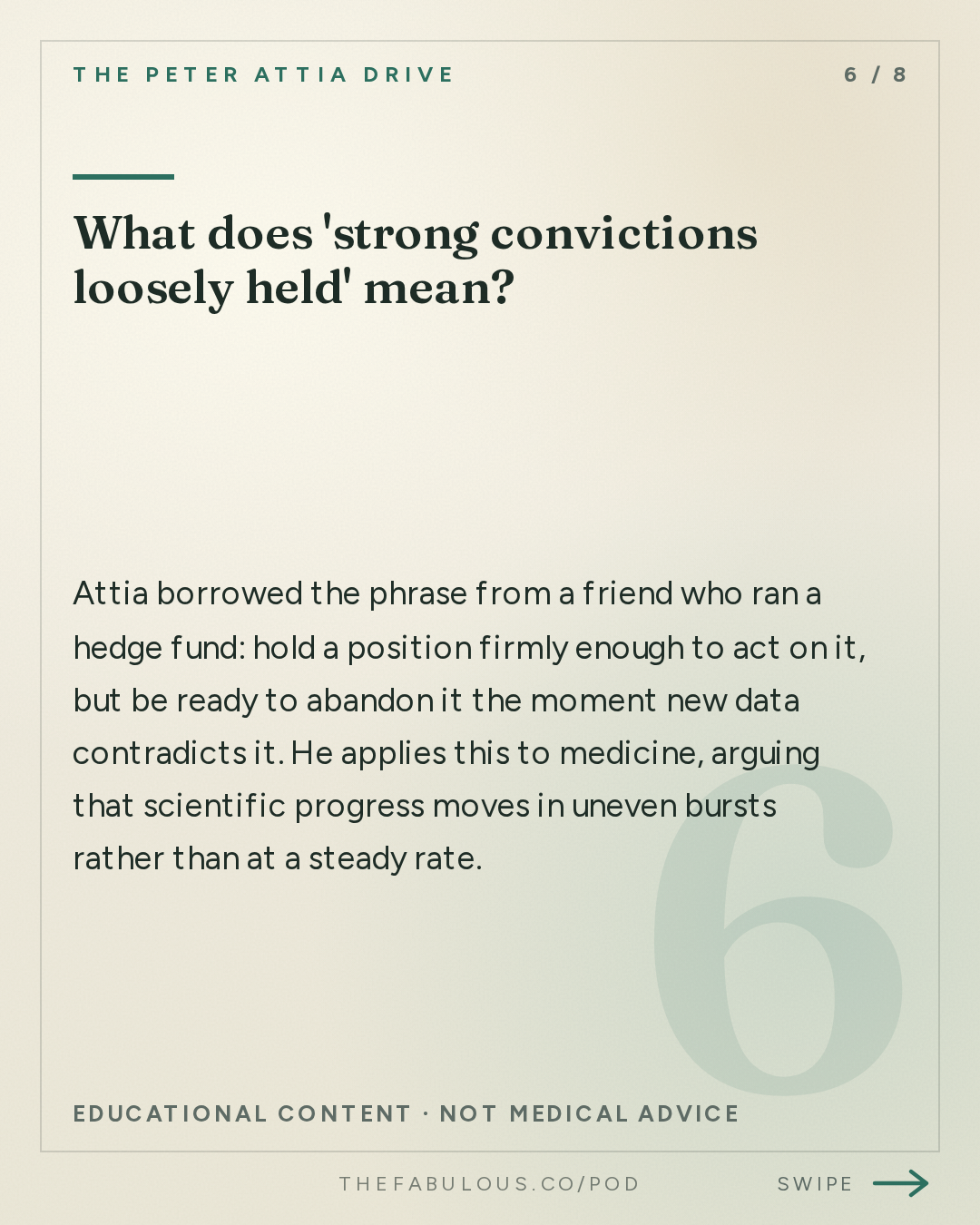 What does 'strong convictions loosely held' mean? — The Peter Attia Drive: #411 ‒ AMA #90: Strong convictions, loosely held: how Peter's views on fasting, keto, metformin, rapamycin, whole-body MRI, and exercise have changed
