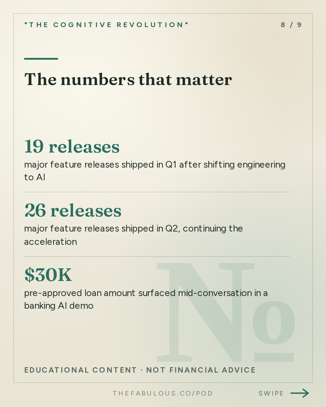 The numbers that matter — "The Cognitive Revolution" : Software That Never Breaks: OutSystems CEO Woodson Martin on Building Enterprise-Grade Apps at ...