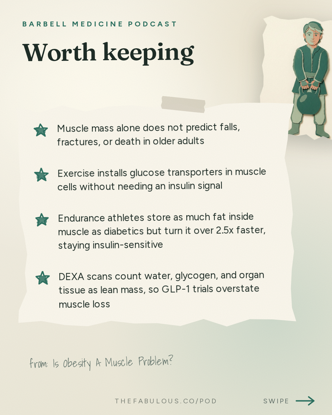 Worth keeping — Barbell Medicine Podcast: Is Obesity A Muscle Problem?