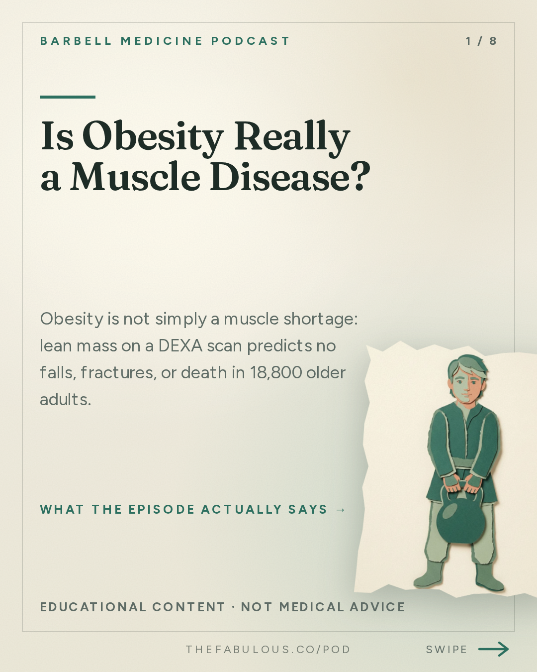 Is Obesity Really a Muscle Disease? — Barbell Medicine Podcast: Is Obesity A Muscle Problem?