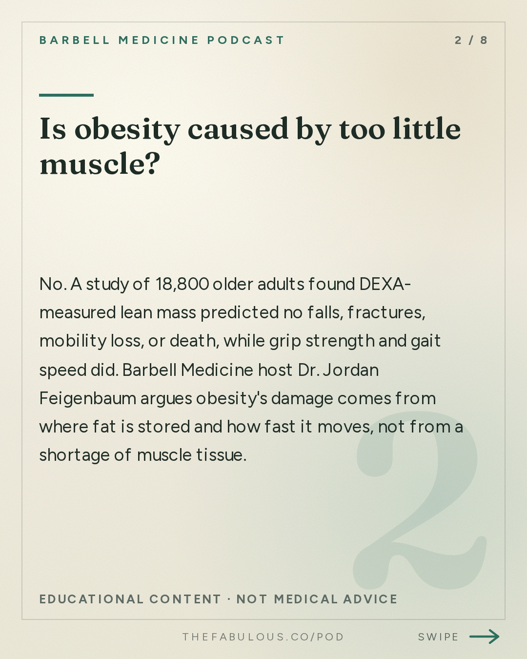 Is obesity caused by too little muscle? — Barbell Medicine Podcast: Is Obesity A Muscle Problem?