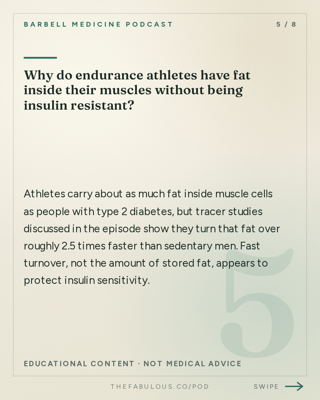Why do endurance athletes have fat inside their muscles without being insulin resistant? — Barbell Medicine Podcast: Is Obesity A Muscle Problem?