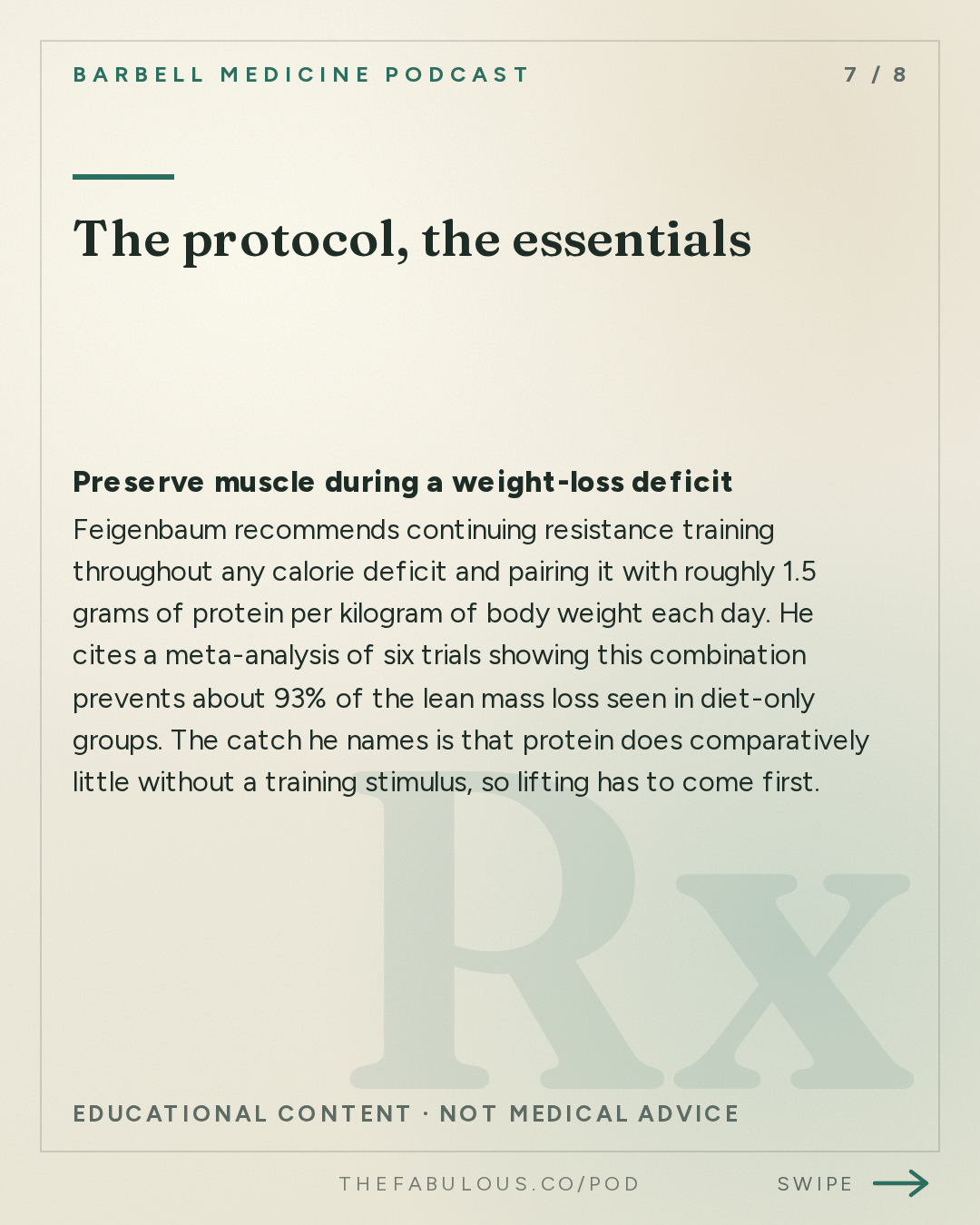 The protocol, the essentials — Barbell Medicine Podcast: Is Obesity A Muscle Problem?