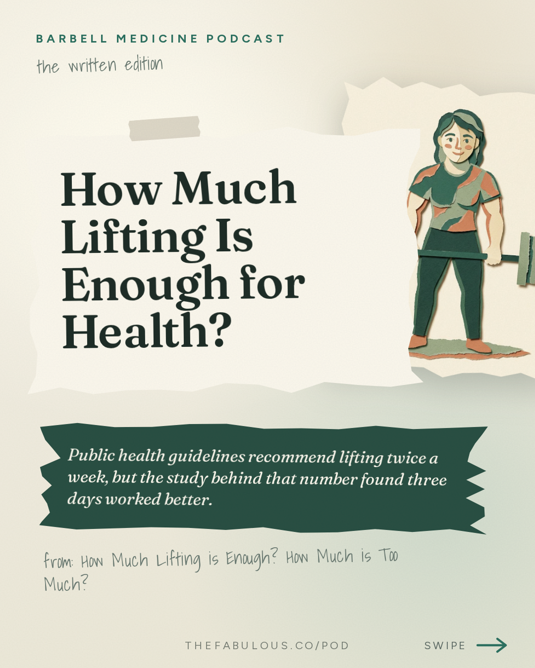 How Much Lifting Is Enough for Health? — Barbell Medicine Podcast: How Much Lifting is Enough? How Much is Too Much?